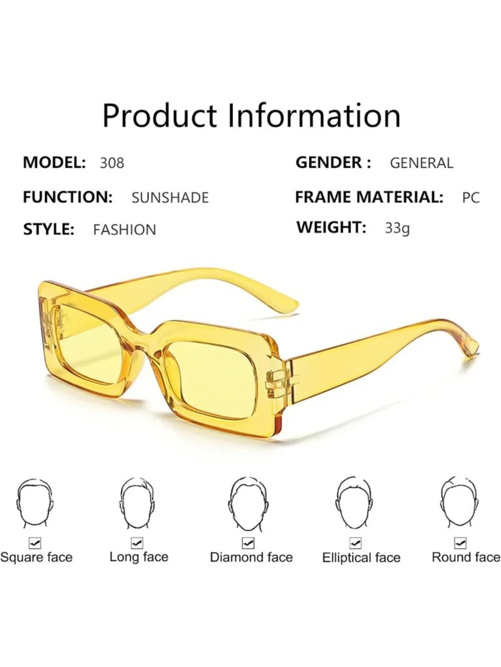20 Pack Retro 90s Rectangle Sunglasses for Adults - UV400 Small Sun Glasses